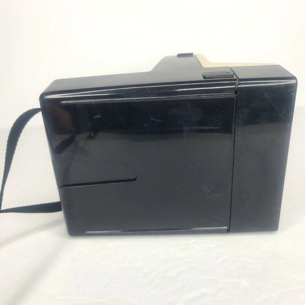 Polaroid White Rainbow Stripe‎ One Step Land Instant Camera